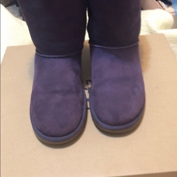 Purple Bailey Bow Uggs - Picture 2 of 4